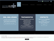Tablet Screenshot of doctoraanalazaro.com